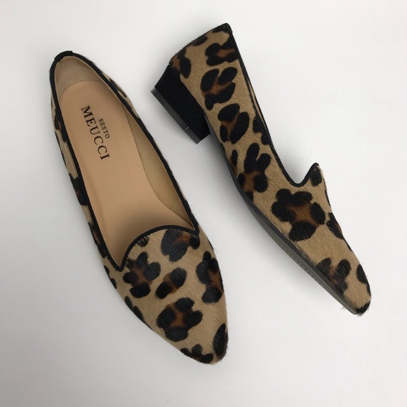 Sesto Meucci Shoes - Sesto Meucci Leopard Print Calf Hair Shoe Size 8 N